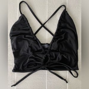 PrettyLittleThing keyhole cutout crop top